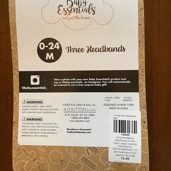 New (in package) Baby Bows! - Picture 2 of 2